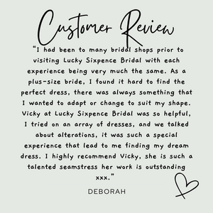 customer review from Deborah, reviews page
