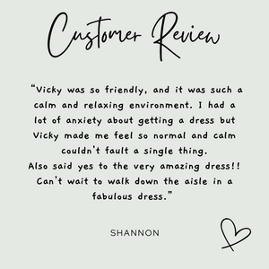 customer review from Shannon, reviews page