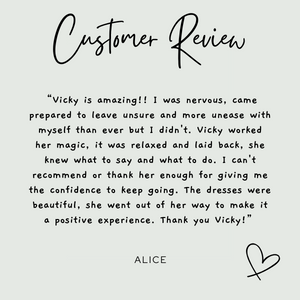 customer review from Alice, reviews page