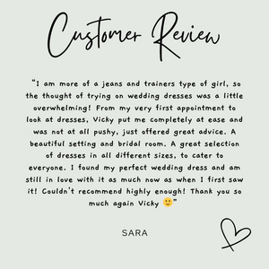 customer review from Sara