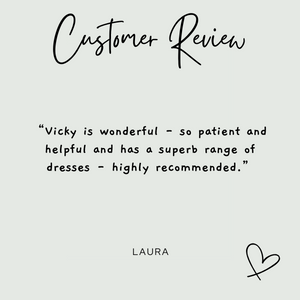 customer review from Laura, reviews page
