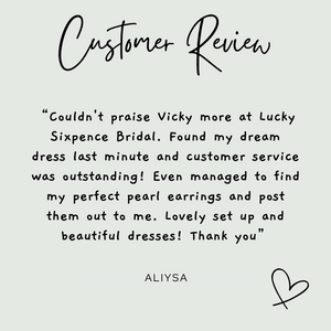 customer review from Aliysa, reviews page