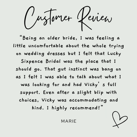 Customer review from Marie.
